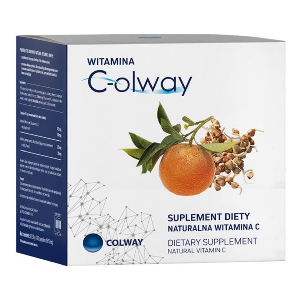 Colway C-olway Dietary Supplement suplement diety z naturalną witaminą C 100 kapsułek