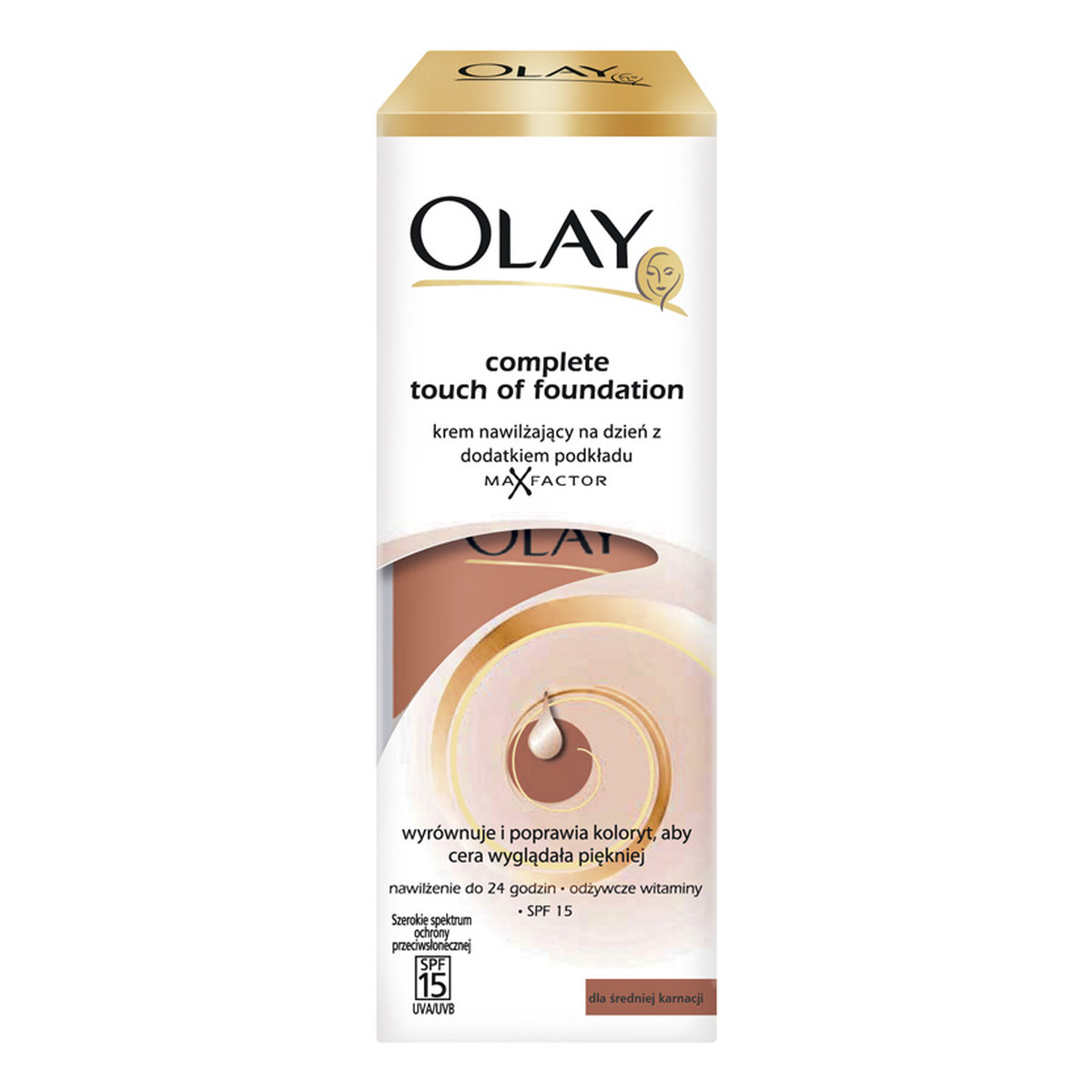 Olay Complete Care Krem Nawilżający Na Dzień z Dodatkiem Podkładu Max Factor Średnia Karnacja 50ml