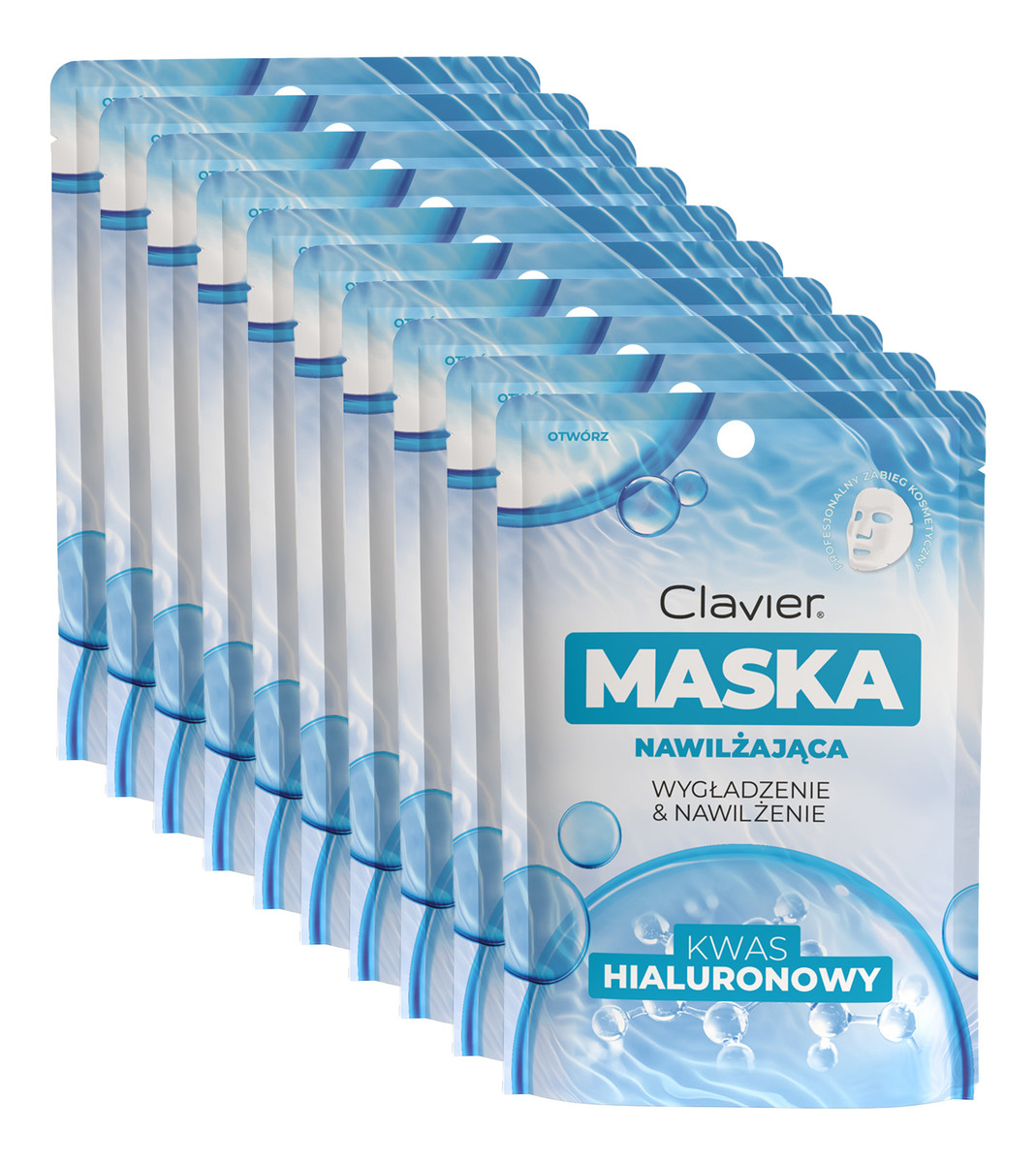 Maska nawilżająca w płachcie z kwasem hialuronowym 10szt.