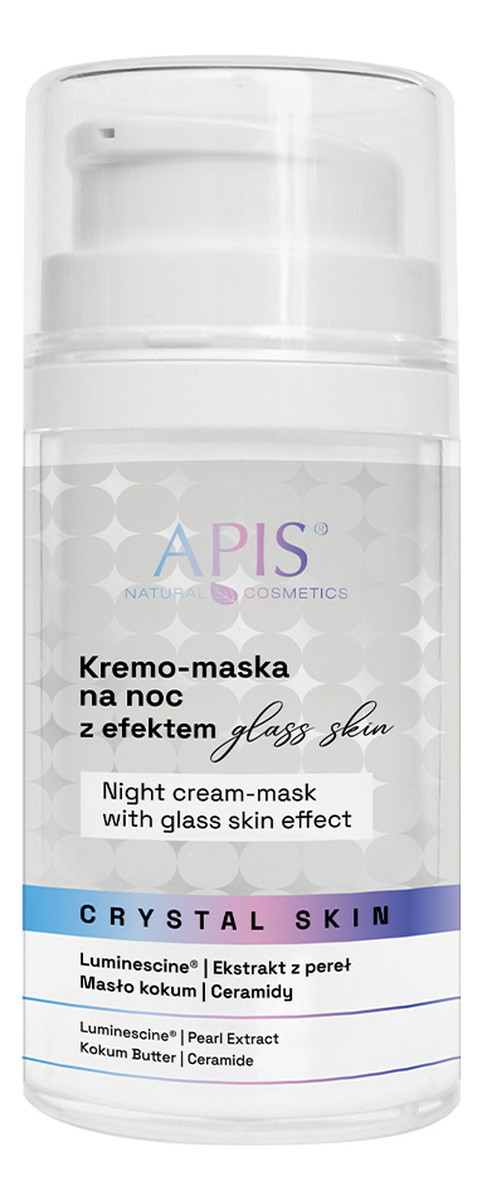 Kremo maska na noc z efektem „glass skin”