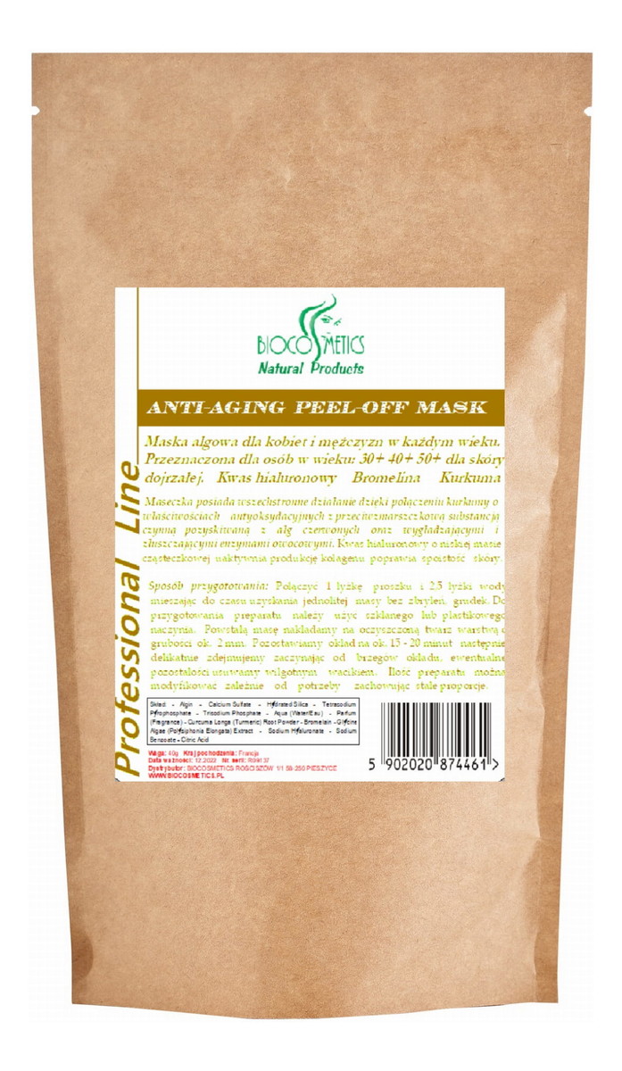 Anti-Aging Peel-Off Mask Maska Algowa