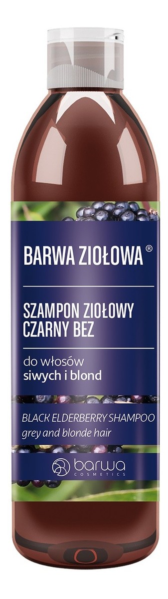 szampon do włosów siwych i blond Czarny Bez