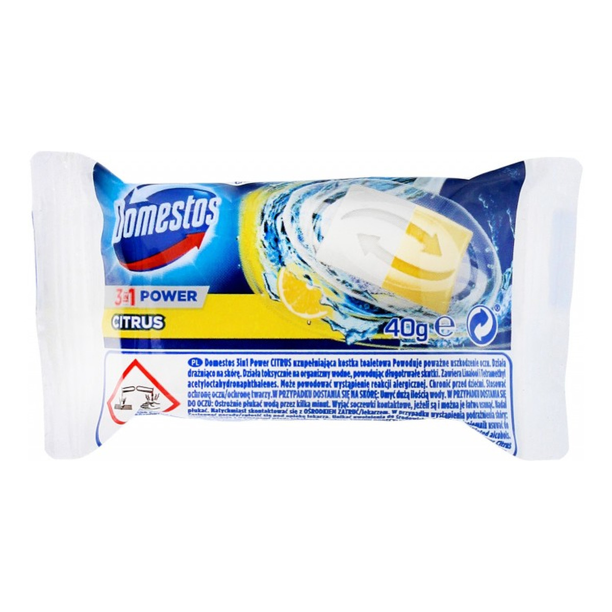 Domestos Citrus Kostka WC 3w1 zapas 40g