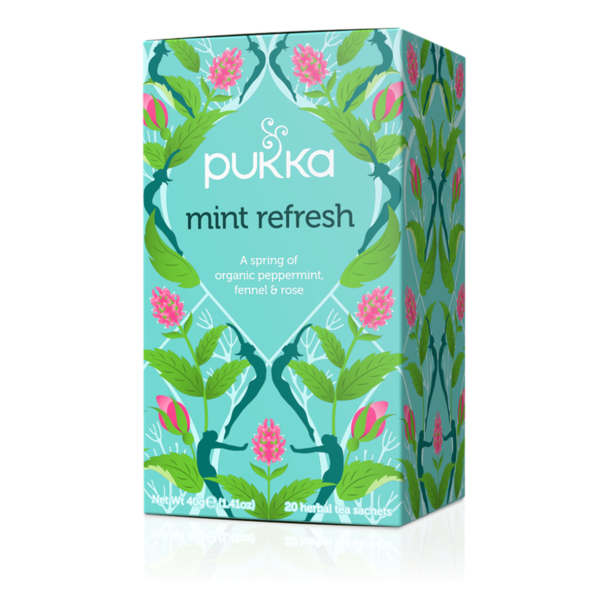 Pukka Mint Refresh Herbata ekologiczna Orzeźwiająca Mięta 20 torebek 36g