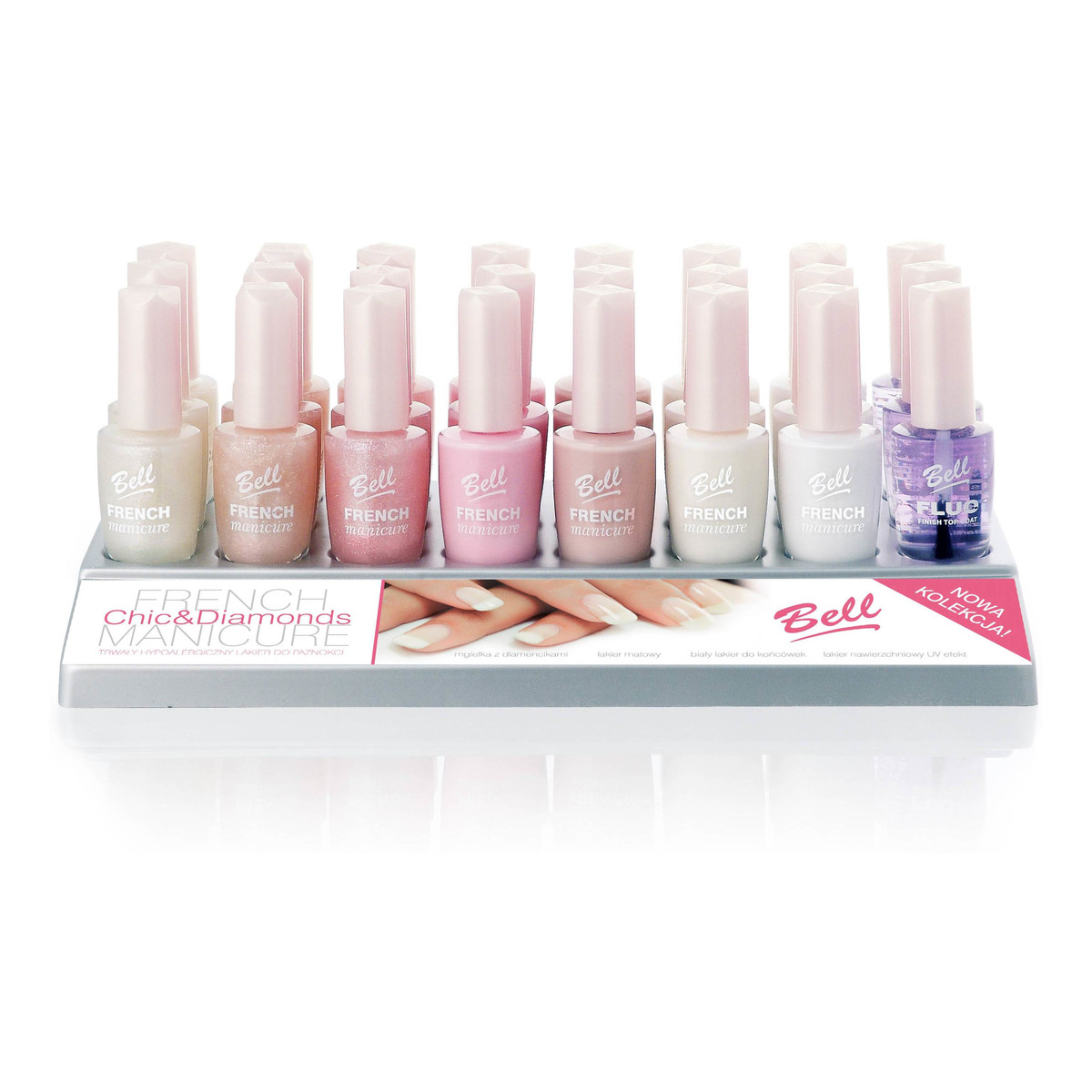 Bell French Manicure Szybkoschnący Lakier Do Paznokci 11ml