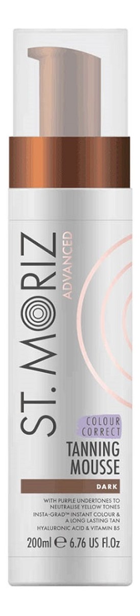 Advanced Pro Colour Correcting Mousse zaawansowany mus do opalania z rezultatem korekty koloru