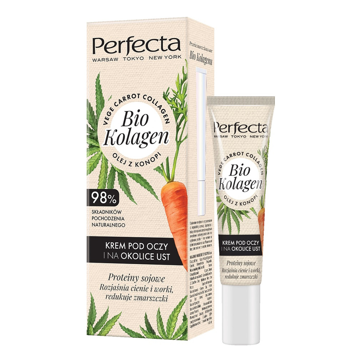 Perfecta Bio Kolagen Krem pod oczy i na okolice ust 15ml