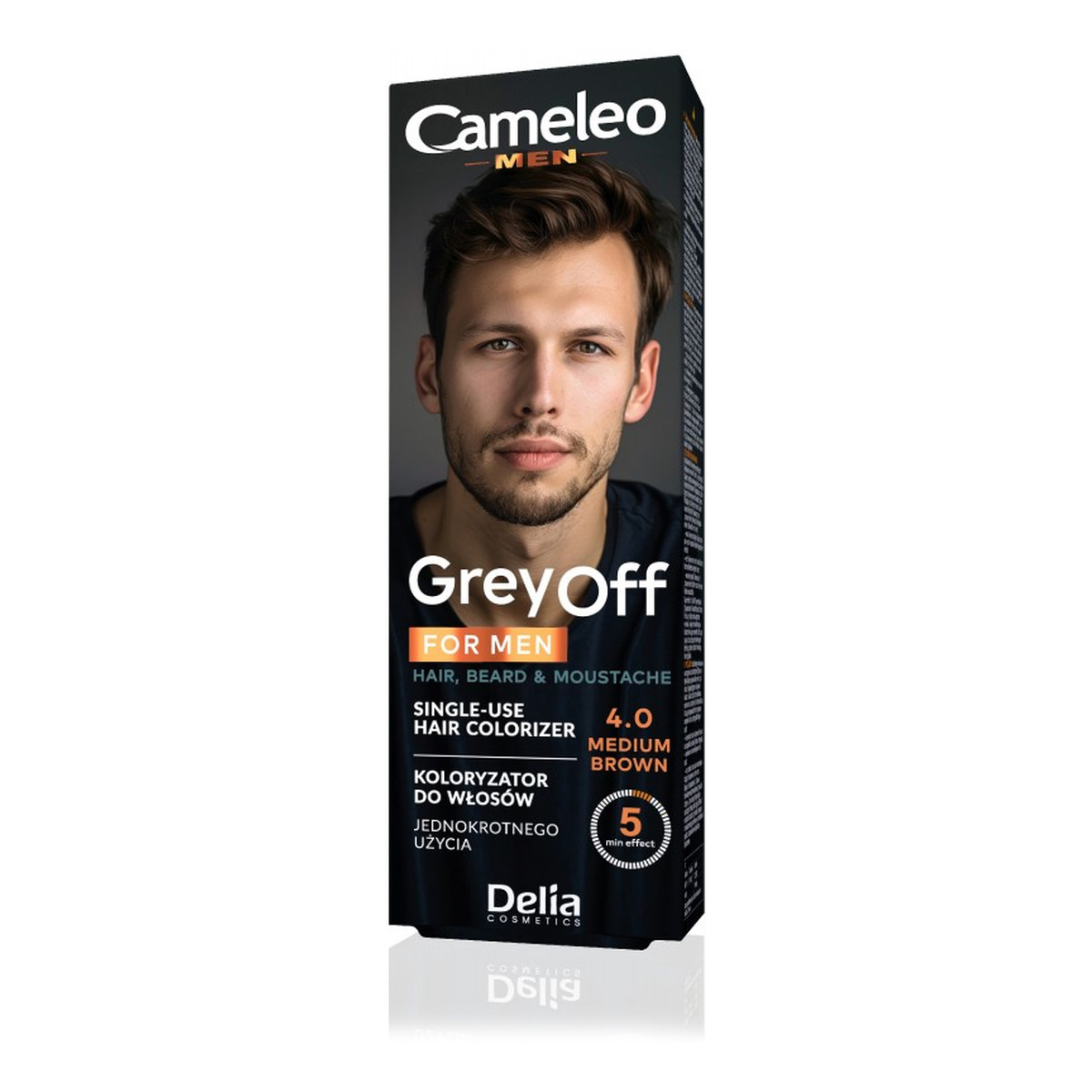 Cameleo Men Krem koloryzujący do włosów brody i wąsów 15ml