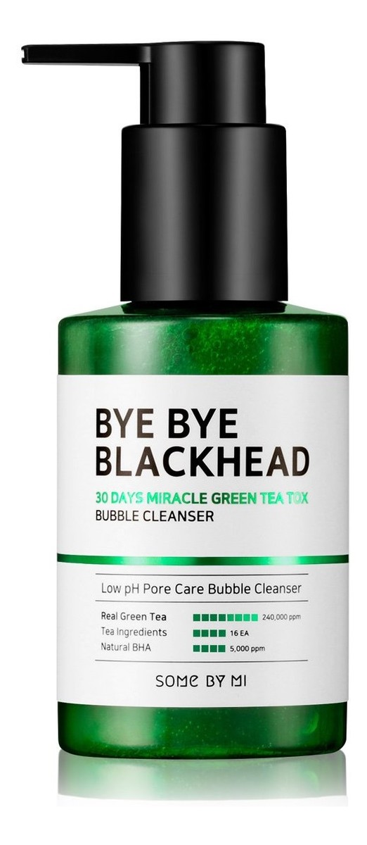 Bye bye blackhead 30 days miracle green tea tox bubble cleanser oczyszczająca pianka do twarzy