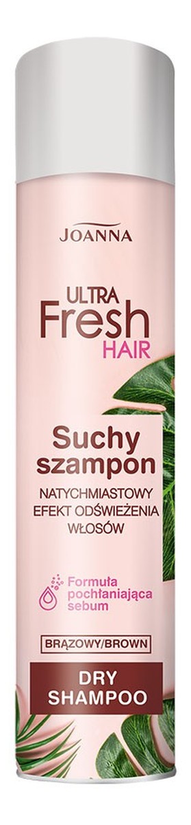 Ultra fresh hair suchy szampon do włosów brown