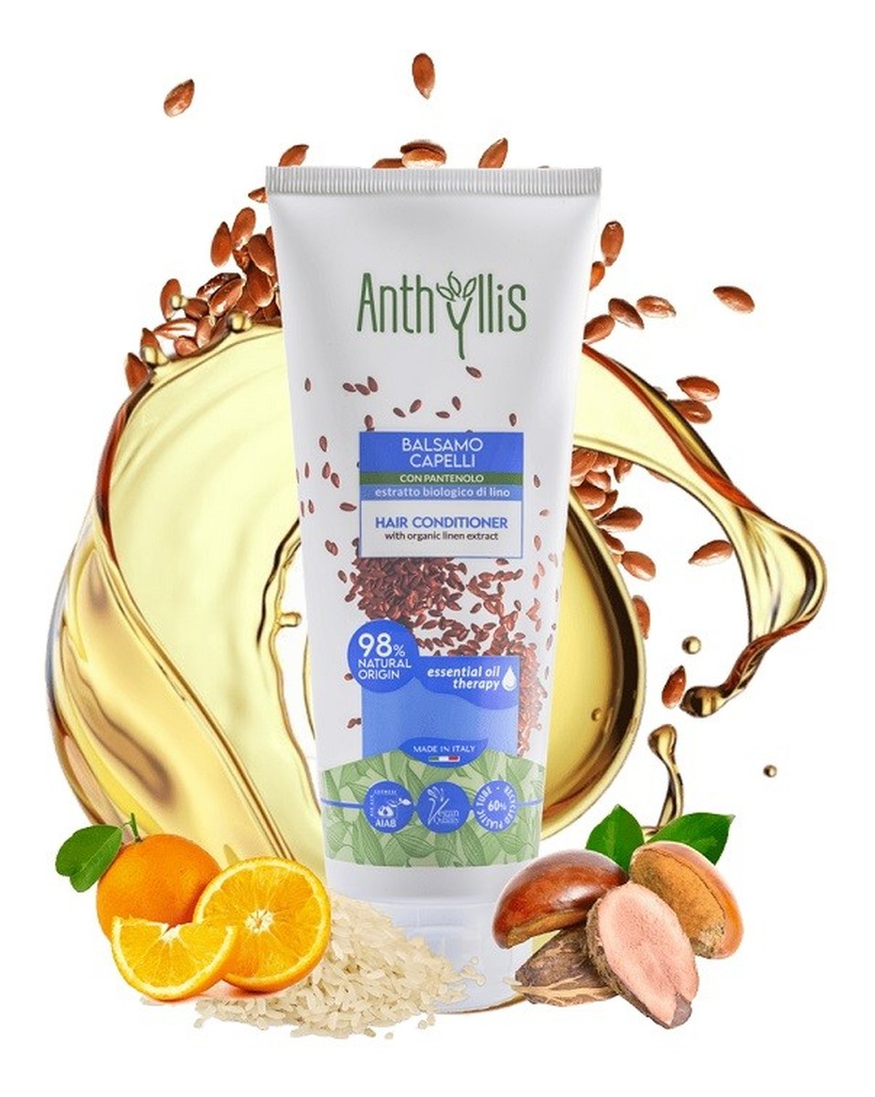 Bio Odżywka do włosów z pantenolem i ekstraktem z lnu