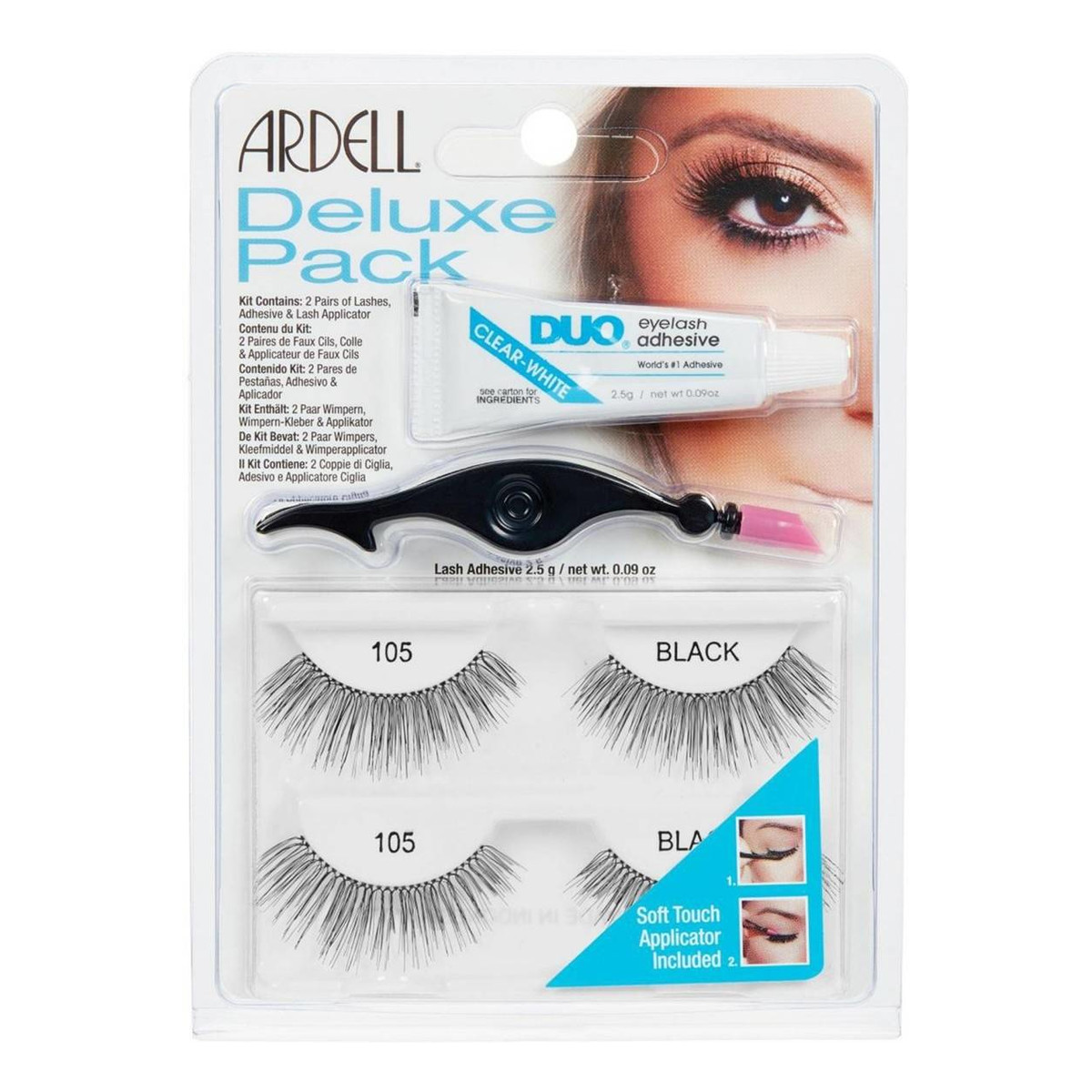 Ardell Deluxe Pack Zestaw sztucznych rzęs 2 pary 105 black