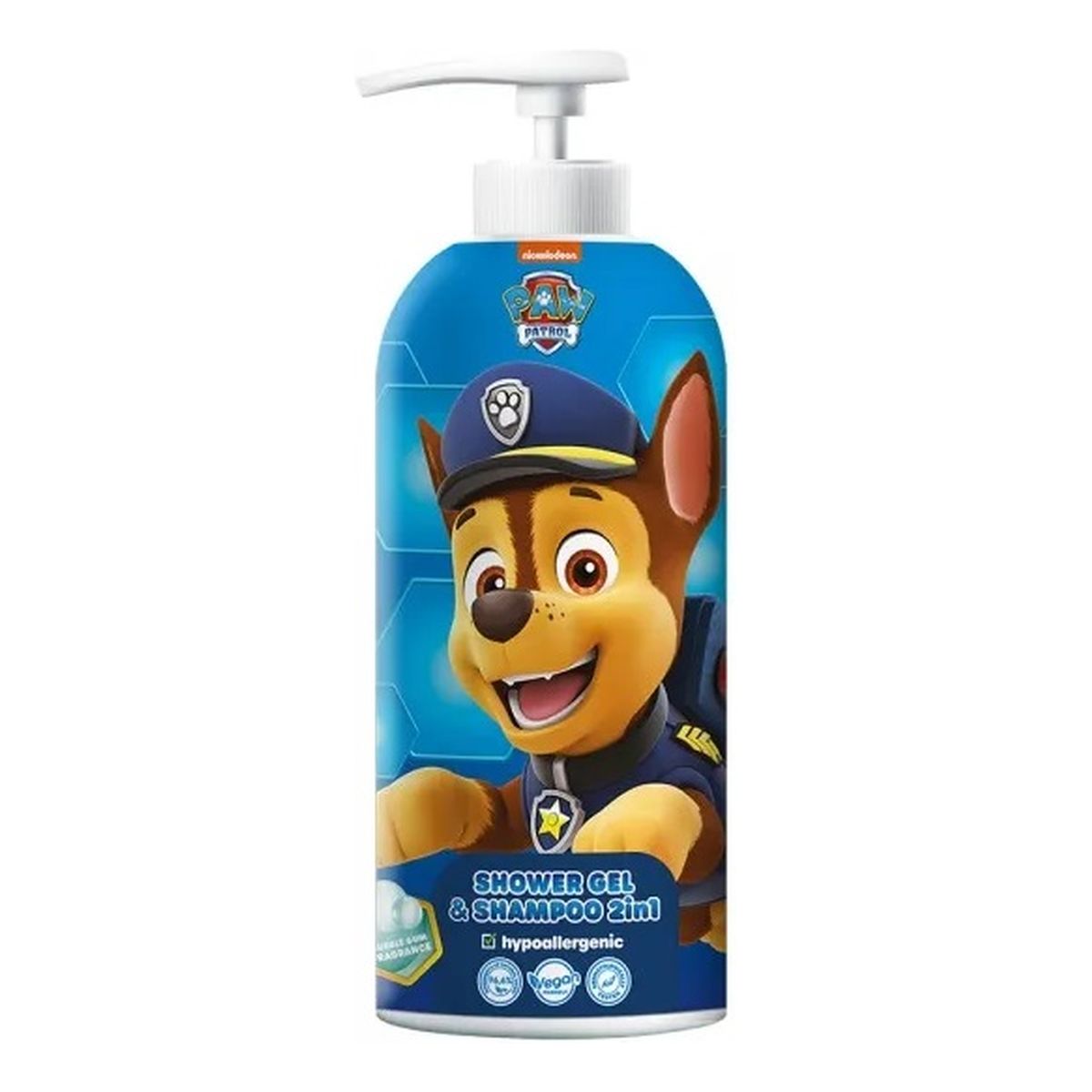 Paw Patrol Chase Żel pod prysznic i szampon 2w1 guma balonowa 1000ml
