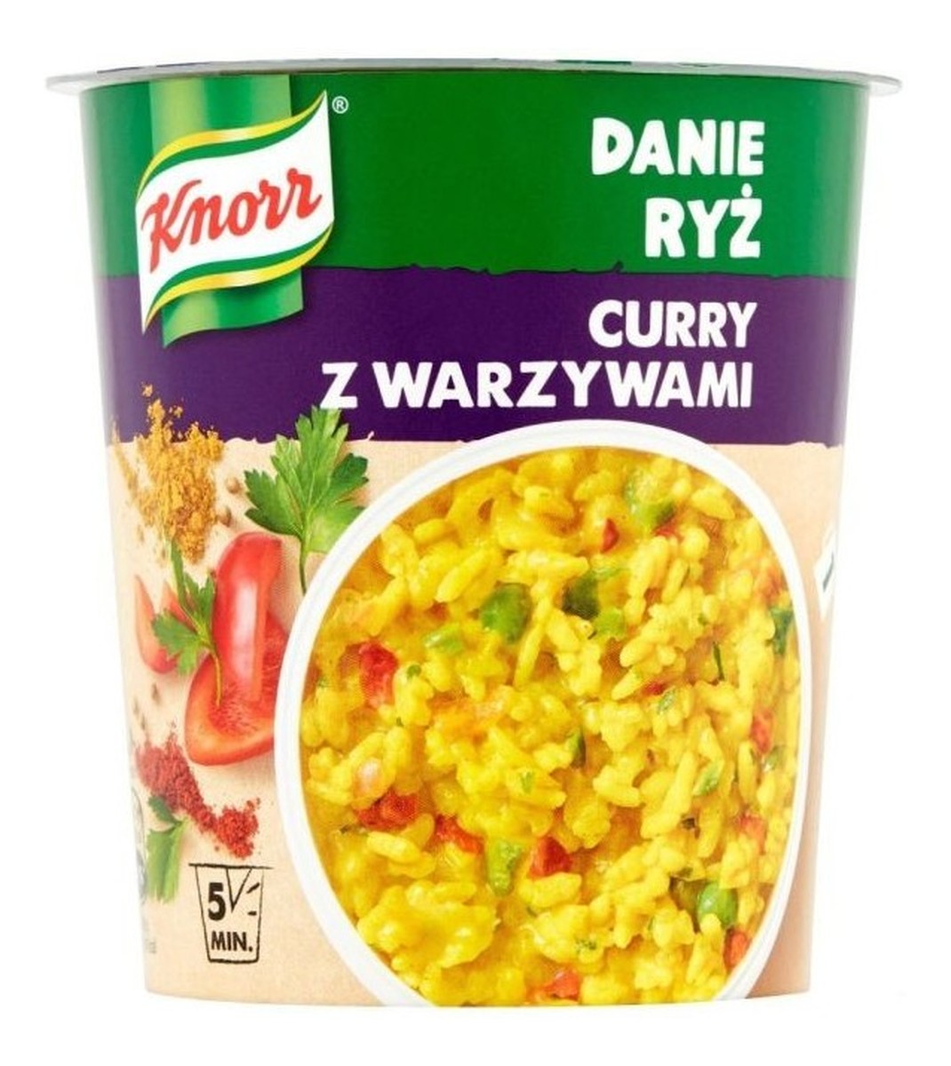 danie ryż Curry z Warzywami