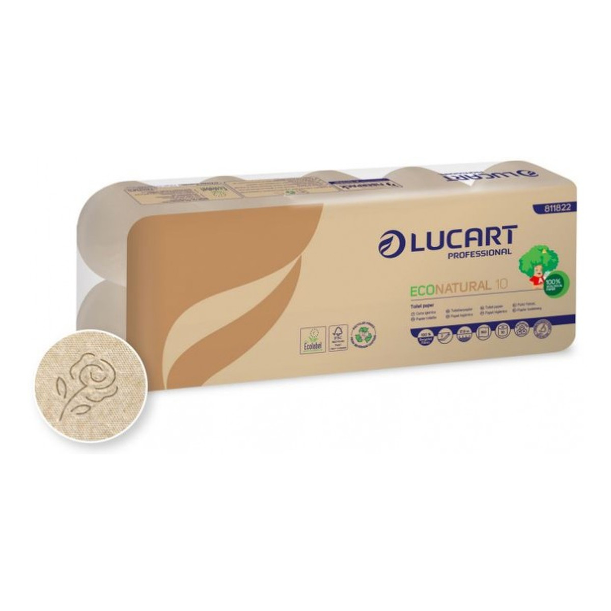 Lucart EcoNatural Papier Toaletowy 2-warstwowy