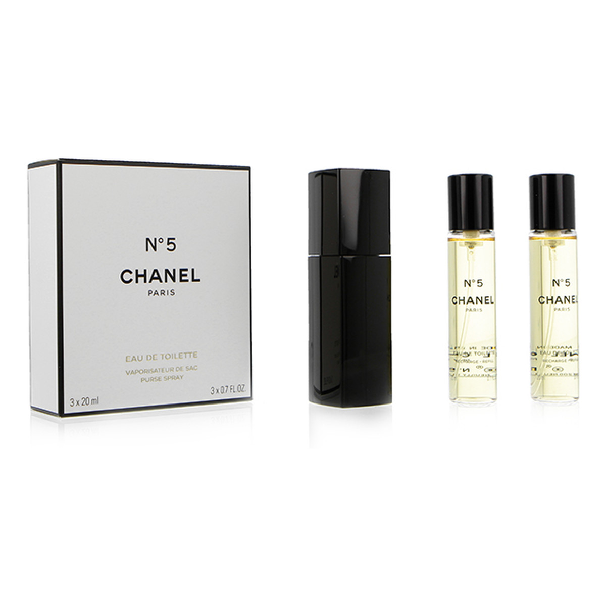 Chanel No 5 Woda toaletowa purse spray 3x20ml 60ml
