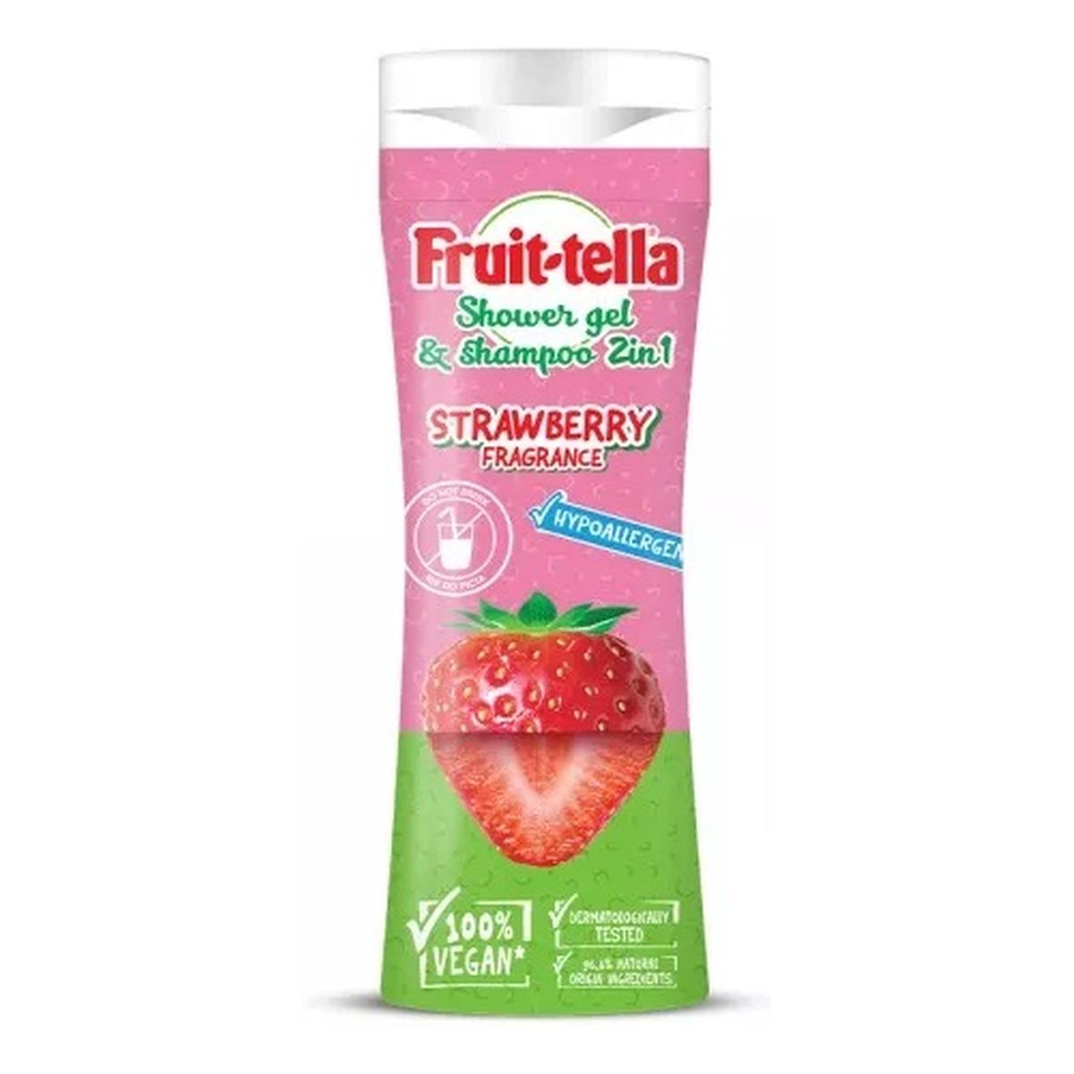Fruit-tella Żel pod prysznic i szampon 2w1 truskawka 300ml