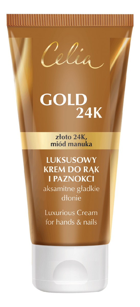 Luksusowy Krem Do Rąk I Paznokci Gold 24K