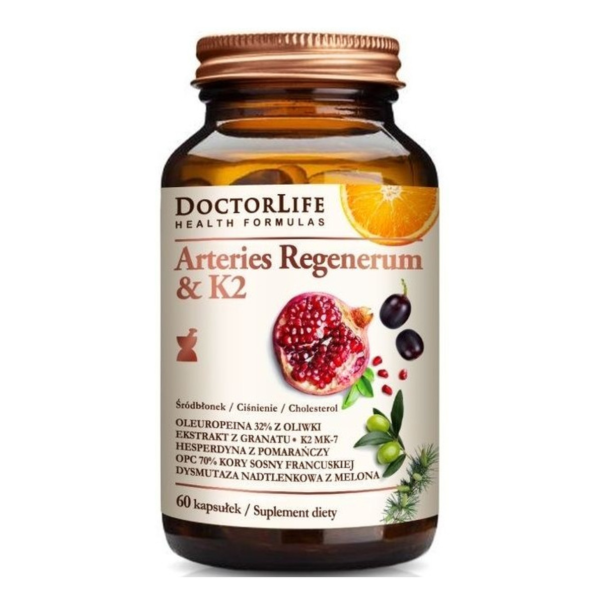 Doctor Life Arteries Regenerum & K2 suplement diety 60 kapsułek