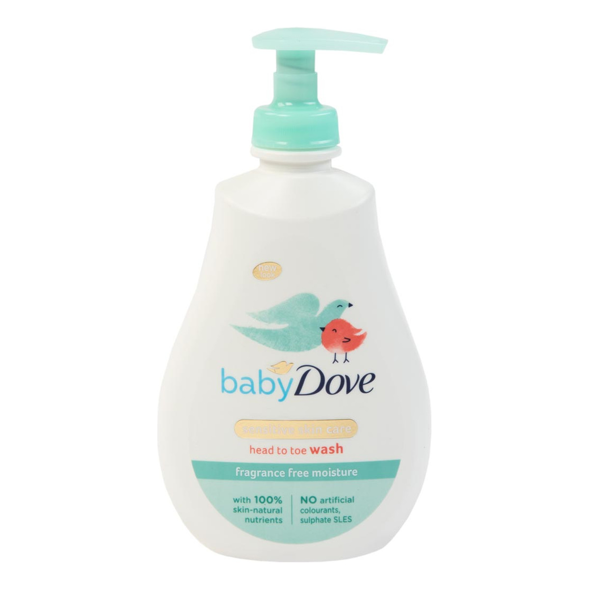 Dove Baby Emulsja nawilżająca do mycia ciała i włosów dla dzieci 400ml