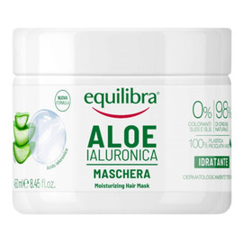 Equilibra aloe nawilżająca maska do włosów z aloesem i kwasem hialuronowym