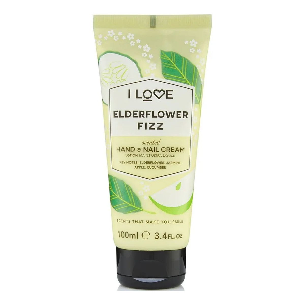 I love Scented Hand & Nail Cream nawilżający krem do dłoni i paznokci Elderflower Fizz 100ml