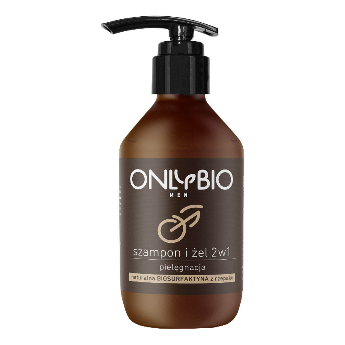 OnlyBio Men szampon i żel 2w1 z olejem ze rzepaku 250ml