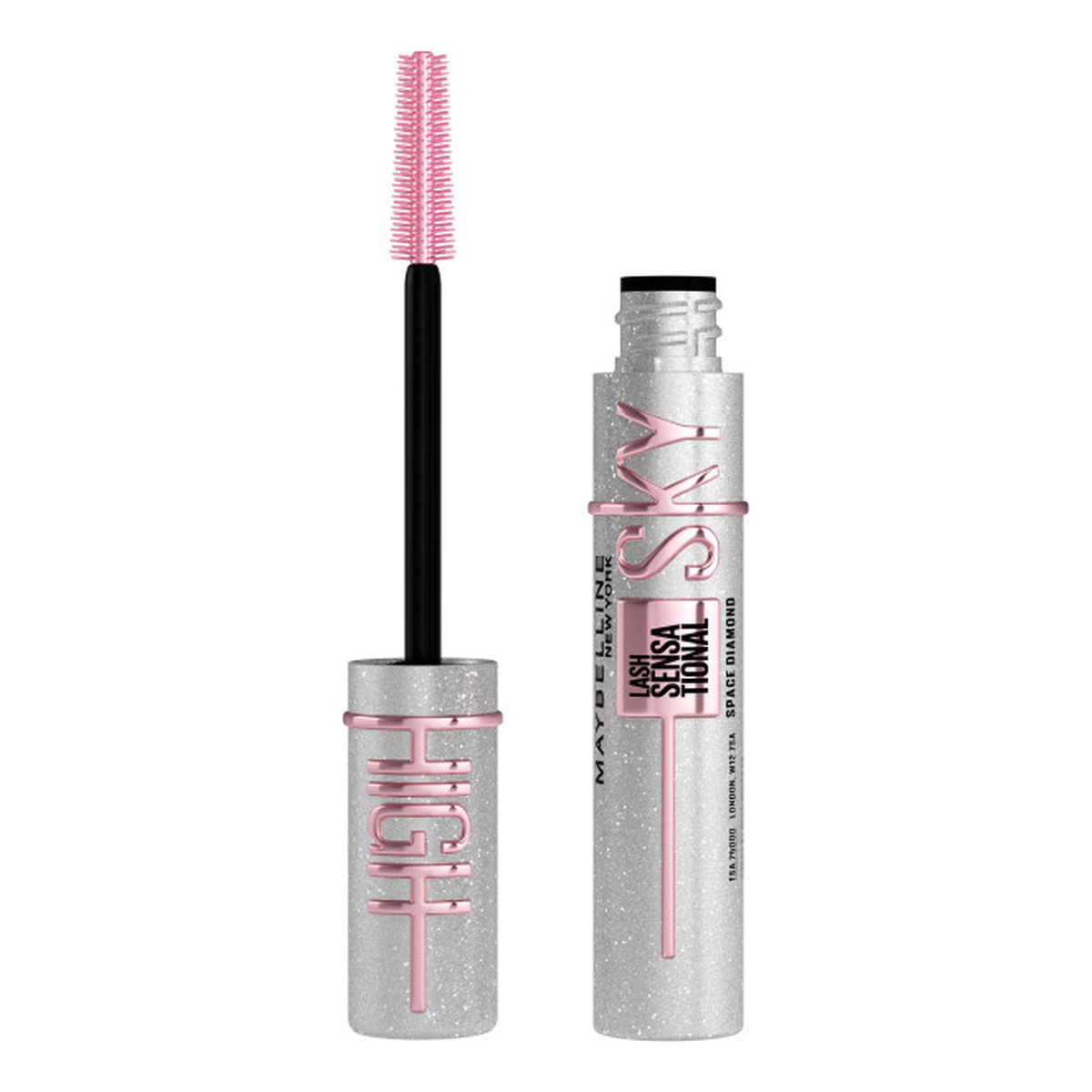 Maybelline Lash Sensational Sky High space diamond brokatowy topper do rzęs 8ml