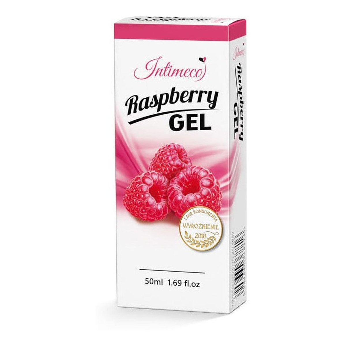 Intimeco Raspberry Aqua Gel nawilżający Żel intymny o aromacie malinowym 50ml