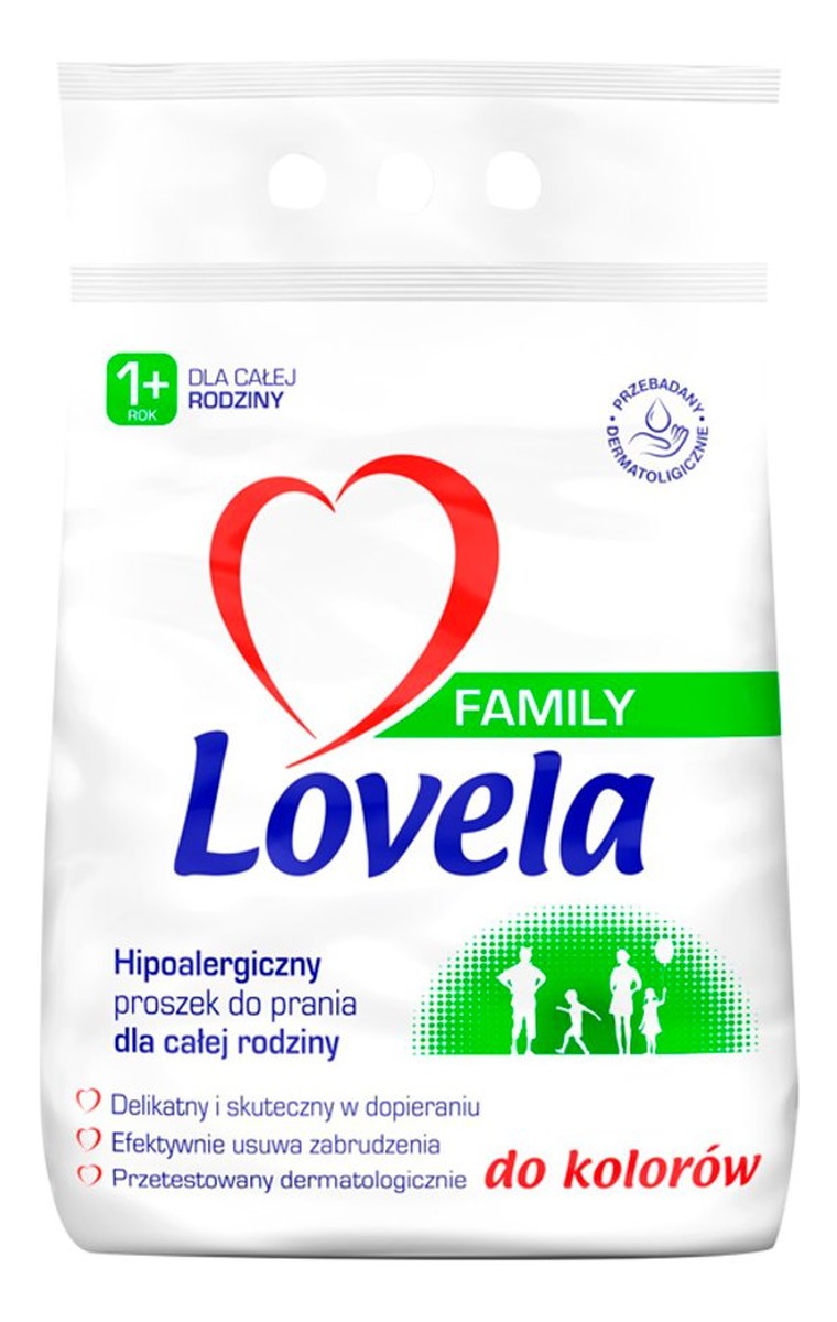 Family hipoalergiczny proszek do prania kolorów 2.1kg