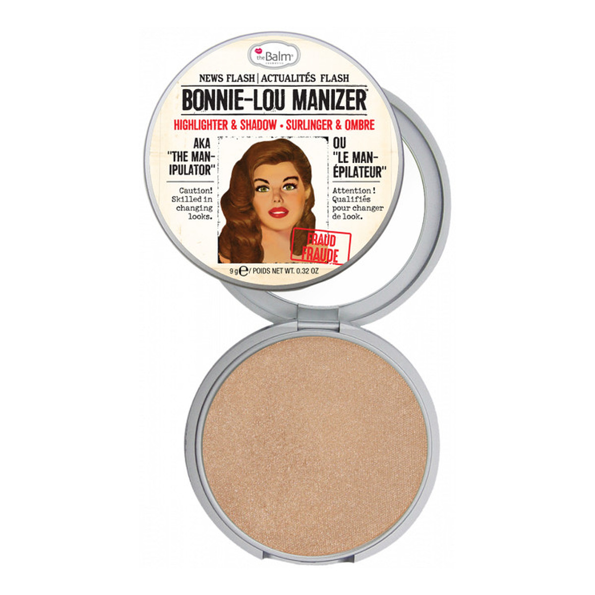 the Balm Bonnie-Lou Manizer Highlighter & Shimmer Wielofunkcyjny Rozświetlacz 9g