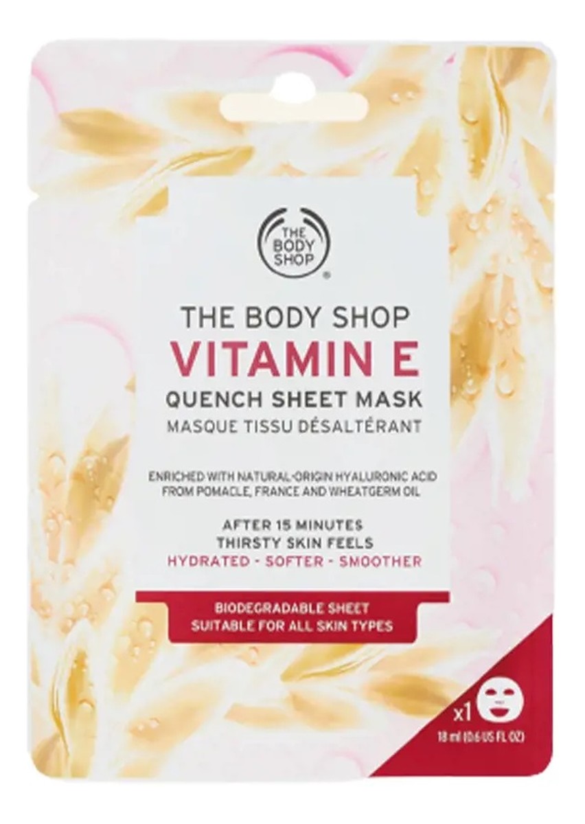 Quench sheet mask maska do twarzy vitamin e