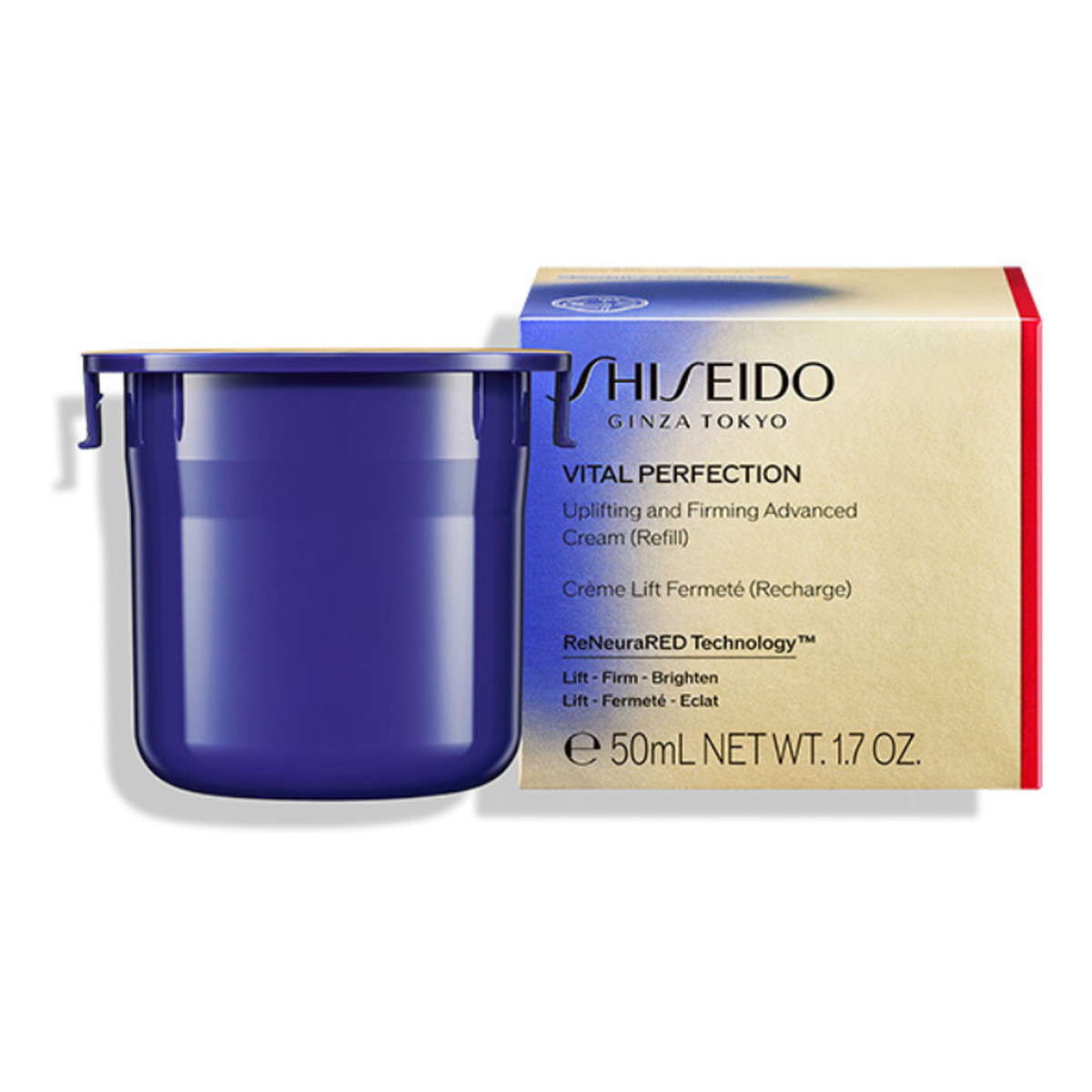 Shiseido Vital Perfection Uplifting and Firming Advanced Cream krem do twarzy liftingująco-ujędrniający refill 50ml