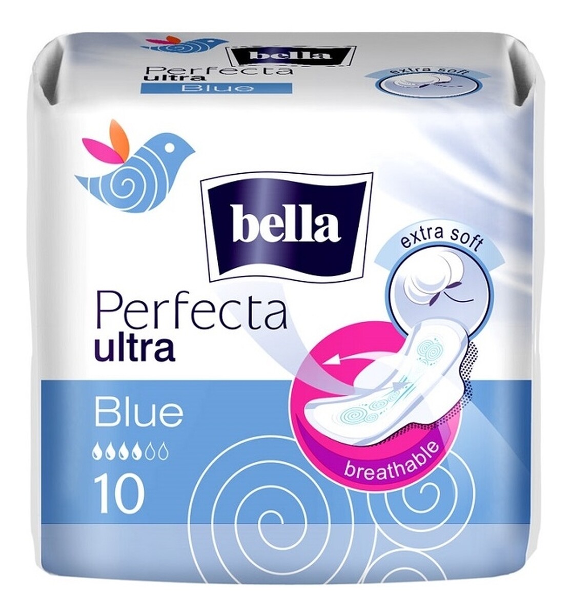 Ultra Blue Podpaski Higieniczne 10 Sztuk