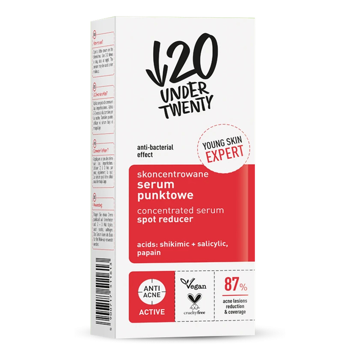 Under Twenty Skoncentrowane serum punktowe 15ml