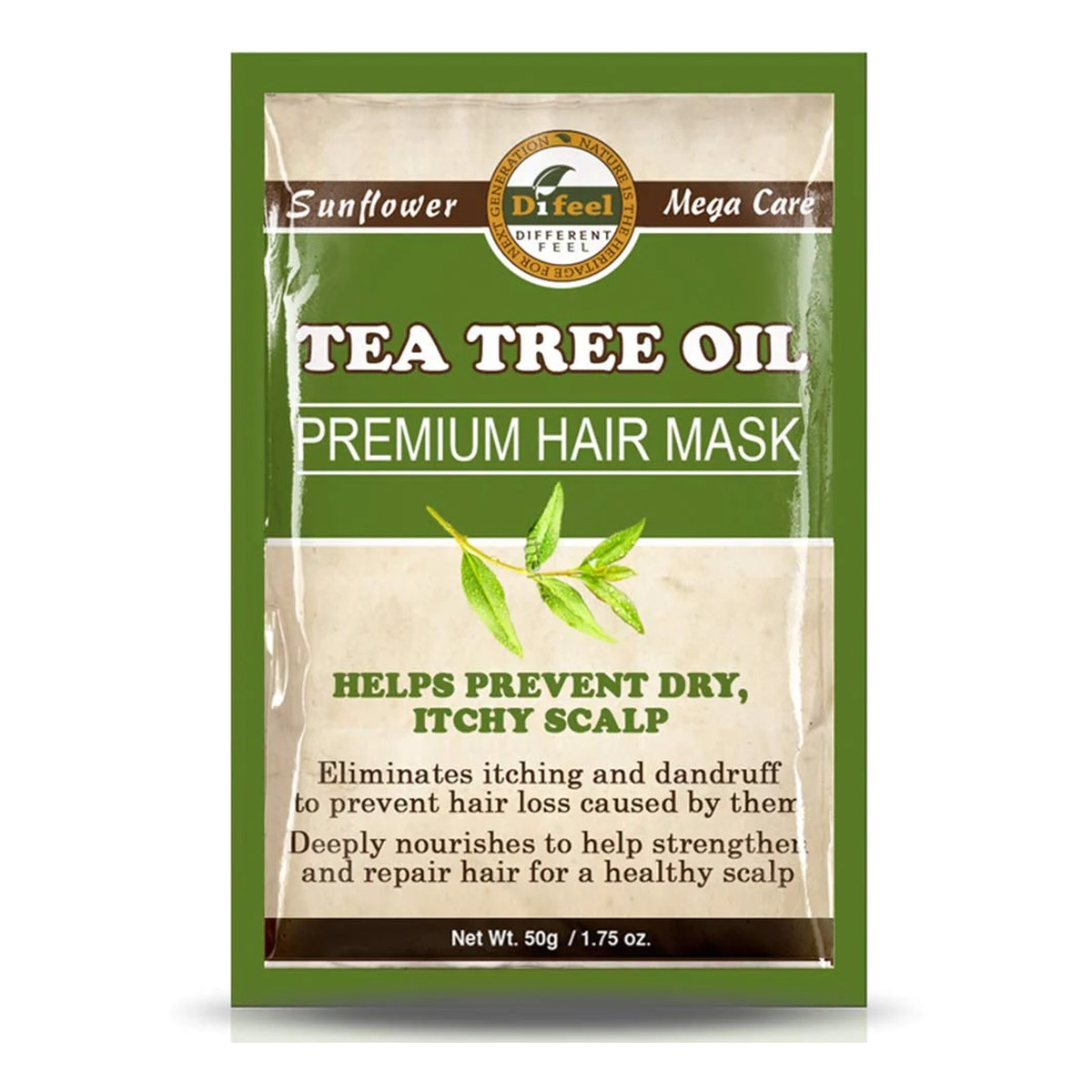 Difeel Premium deep conditioning hair mask kondycjonująca maska do włosów tea tree oil 50g