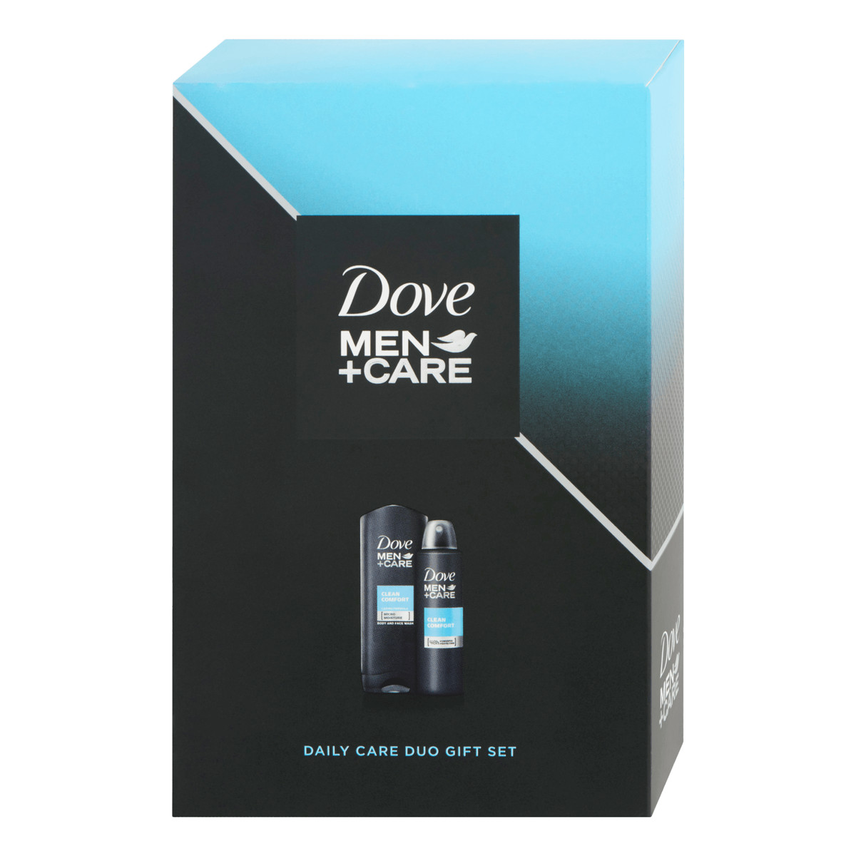 Dove Men+Care ZESTAW CLEAN COMFORT (ŻEL POD PRYSZNIC 250ML +ANTYPERSPIRANT 150ml)