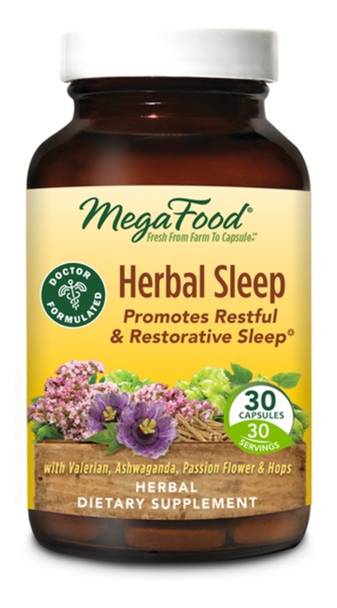 Herbal sleep tabletki na dobry sen suplement diety 30 tabletek