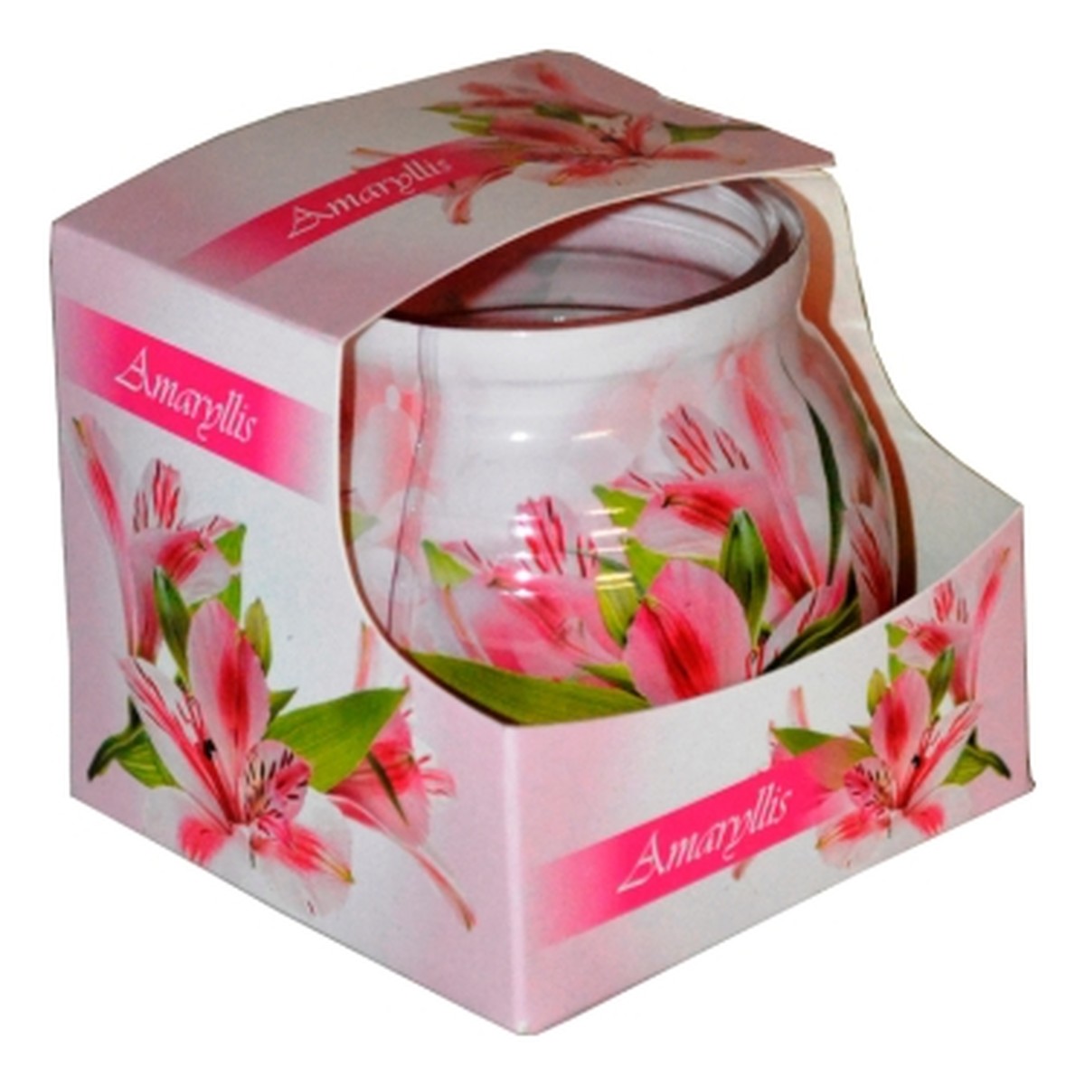 Admit Świeca Powlekana W Szkle Amarylis