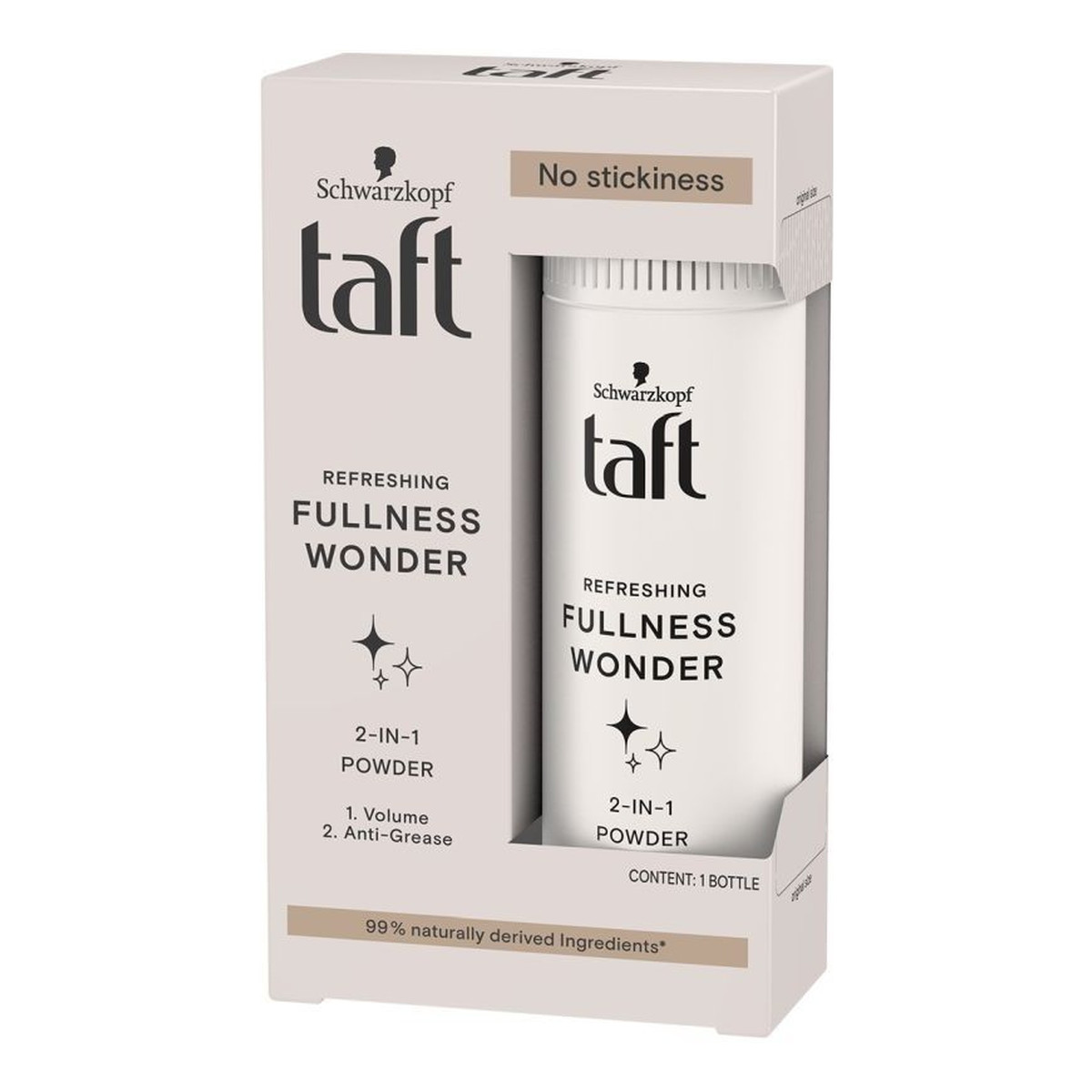 Taft Fullness Wonder 2w1 Puder do włosów nadający objętość i odświeżenie 10g