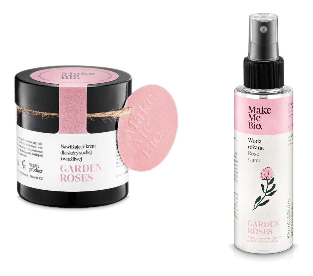 Nawilżający Krem Dla Skóry Suchej i Wrażliwej + Woda różana