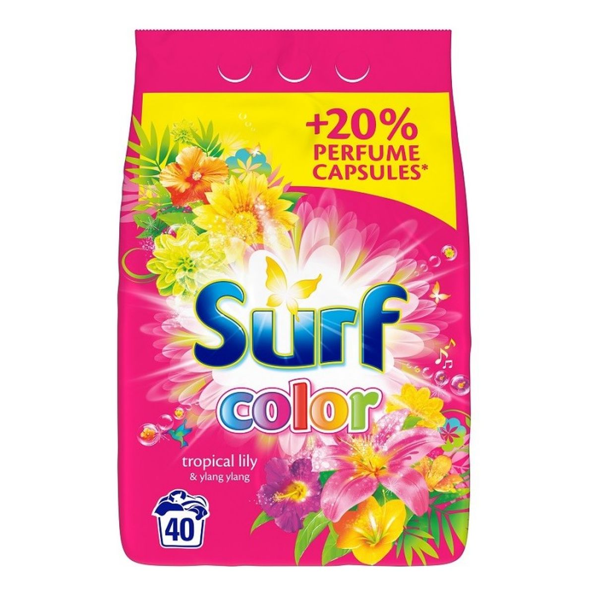 Surf Color proszek do prania do koloru Tropical Lily & Ylang Ylang 2600g