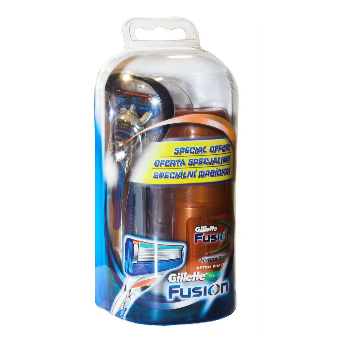 Gillette Fusion Zestaw Maszynka Do Golenia Fusion + Żel + Balsam Po Goleniu 100ml