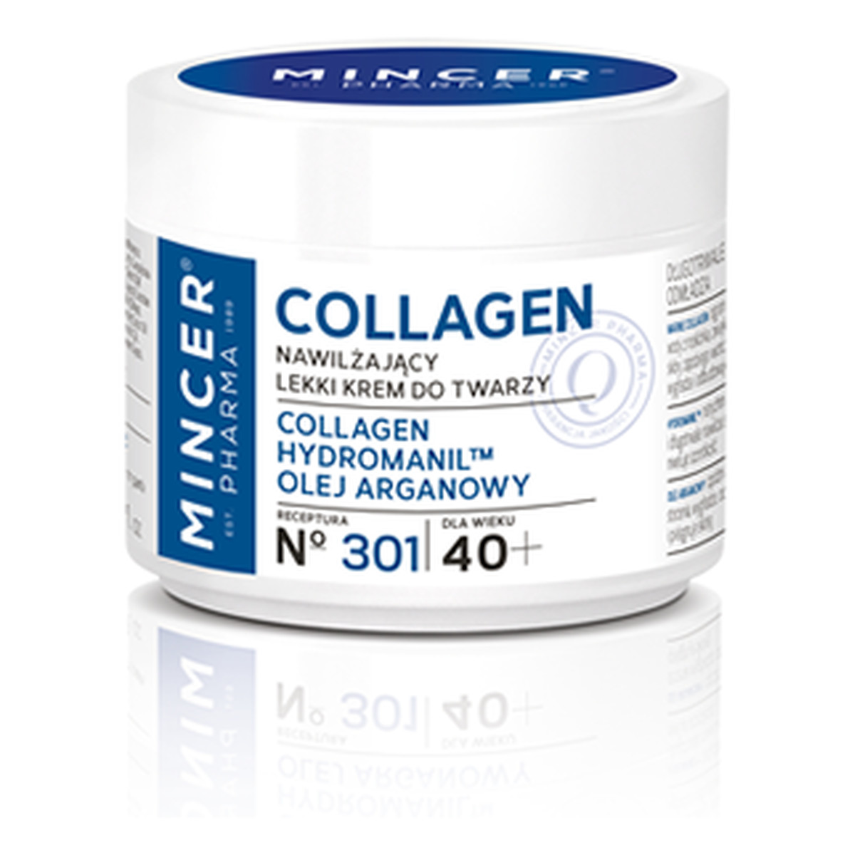Mincer Pharma Collagen 40+ Nawilżający Lekki Krem Do Twarzy No 301 50ml