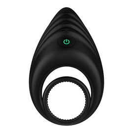 Enhance Vibrating Cock and Ball Ring Pierścień wibrujący Black