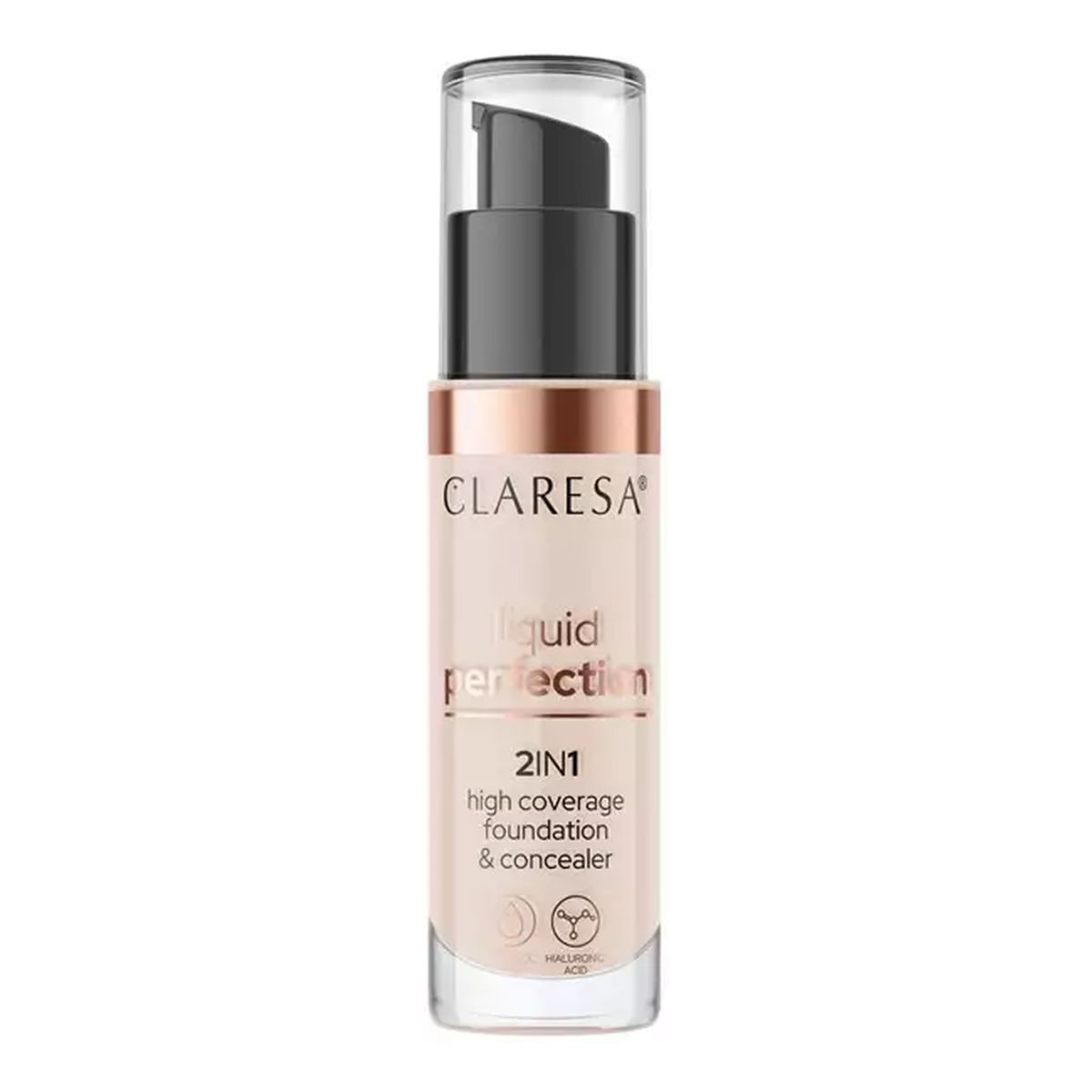 Claresa Liquid Perfection Korektor i podkład kryjący 2w1 34g