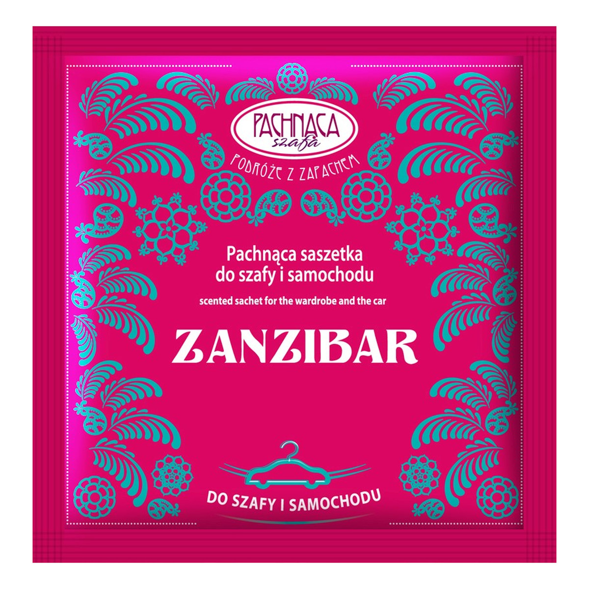 Pachnąca Szafa Zanzibar Podróże Z Zapachem Pachnąca Saszetka Do Szafy i Samochodu 5g