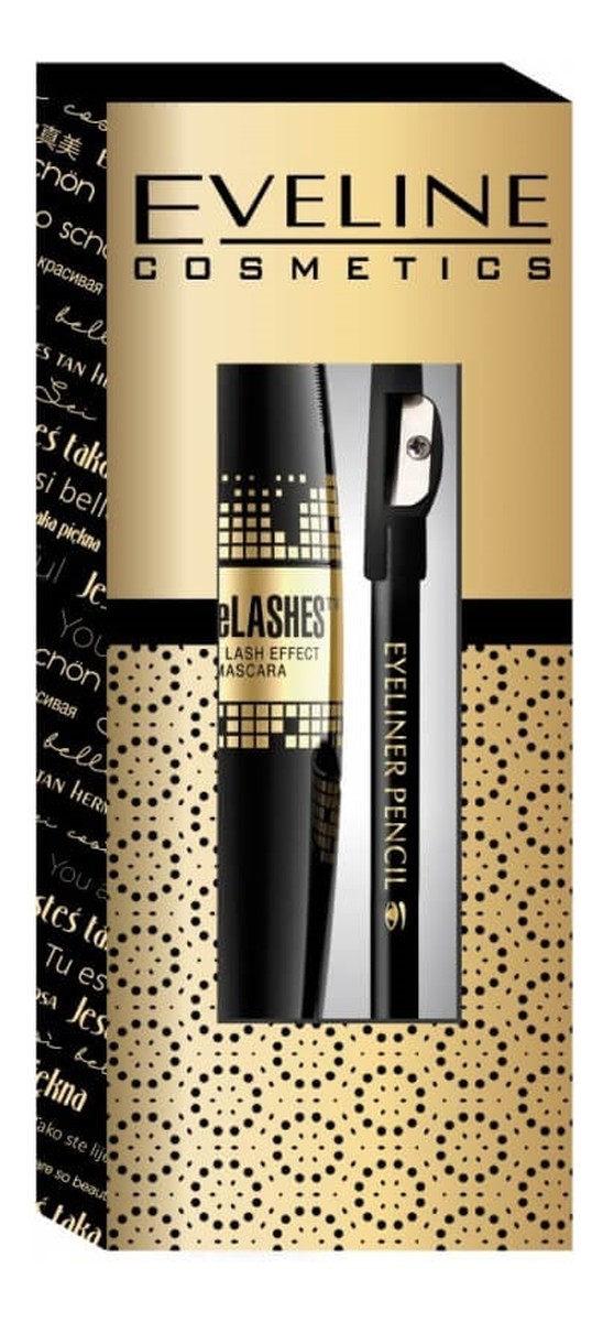 Zestaw upominkowy Grand Couture tusz do rzęs 10ml + Eyeliner Pencil konturówka do oczu