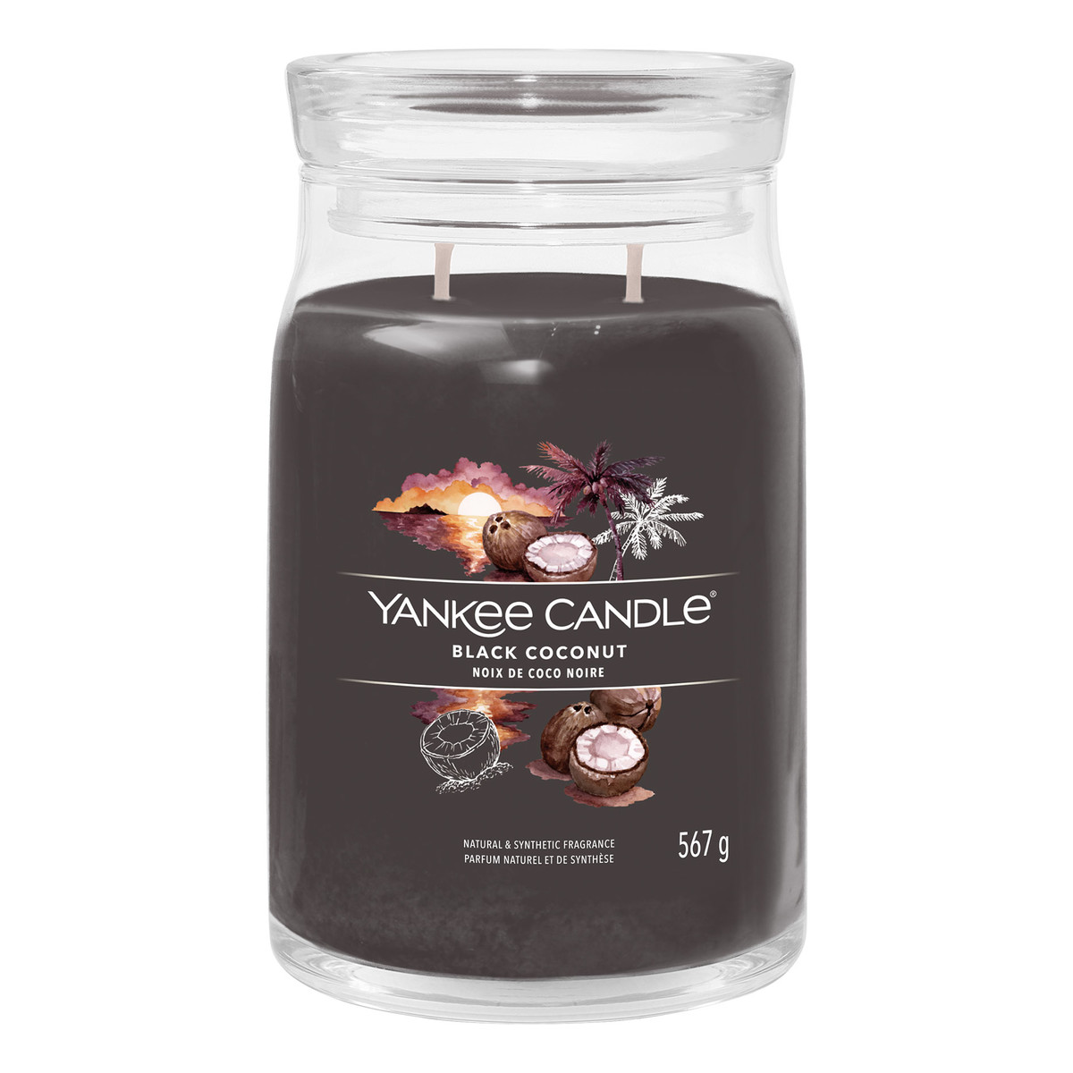 Yankee Candle Świeca Zapachowa Black Coconut 576g