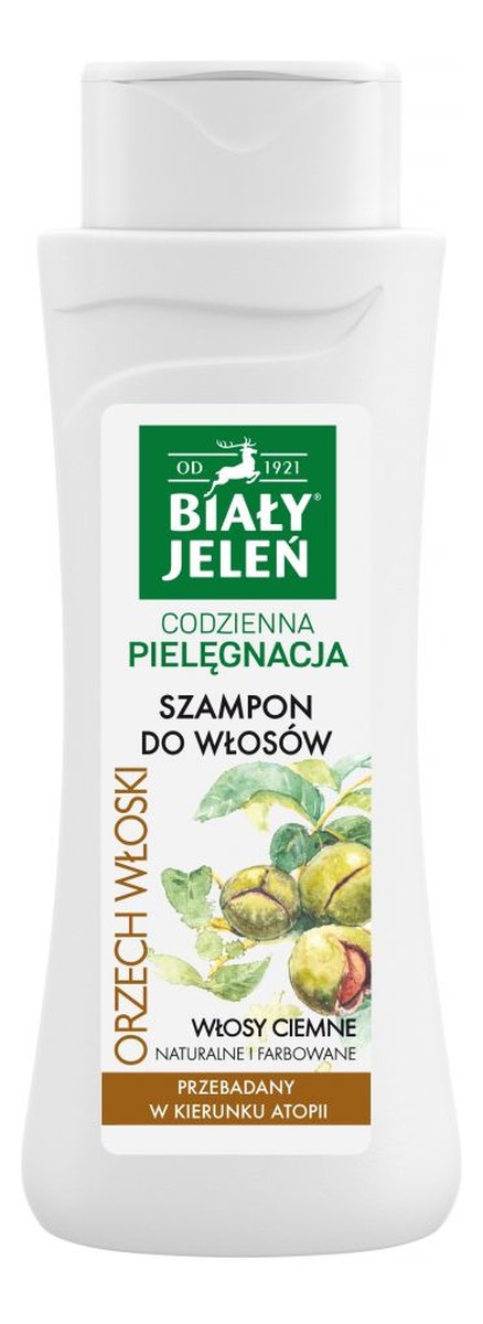 Szampon Do Włosów Ciemnych Naturalnych i Farbowanych Orzech Włoski
